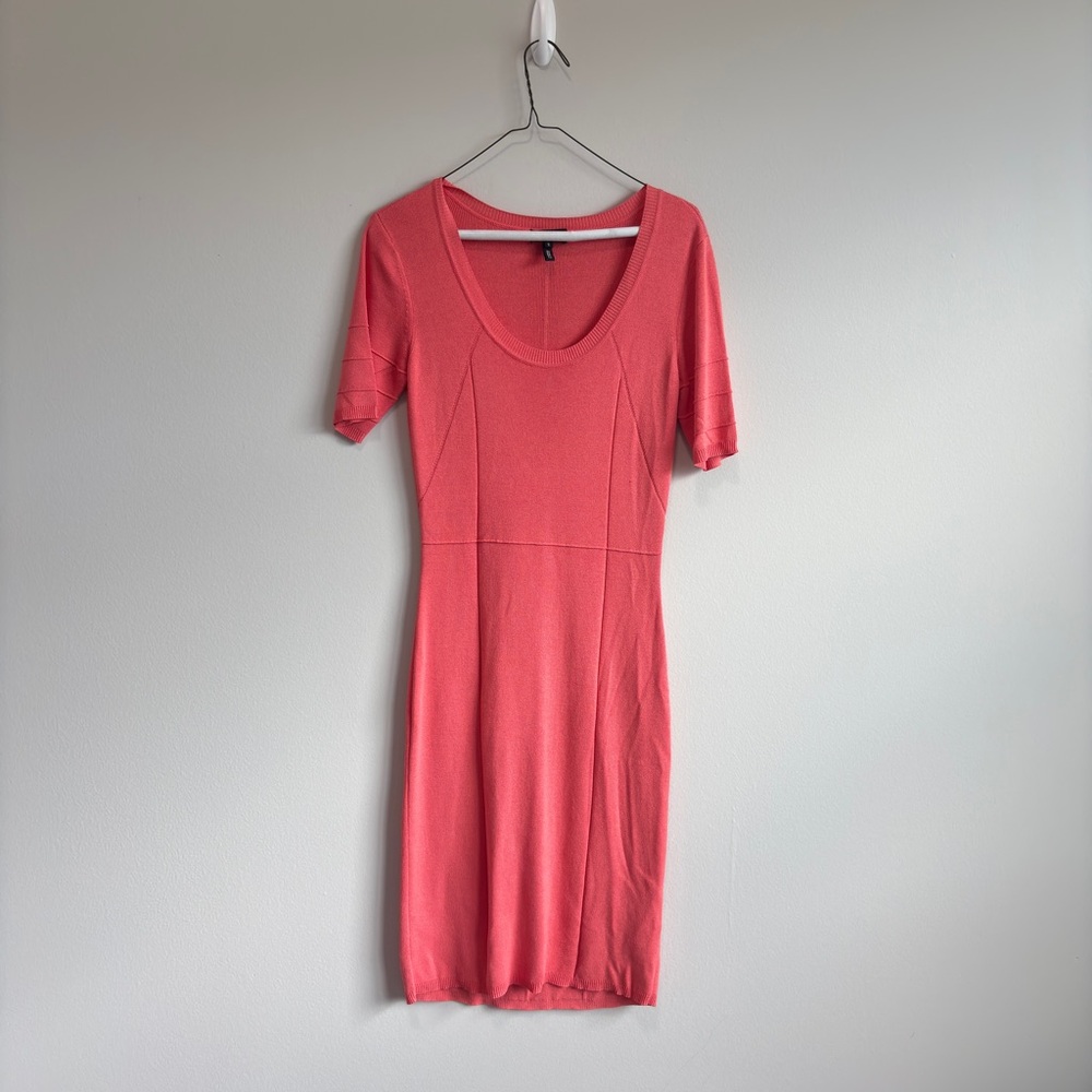 Escada Sport Vibrant Coral Knit Top